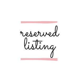 Reserved 💞